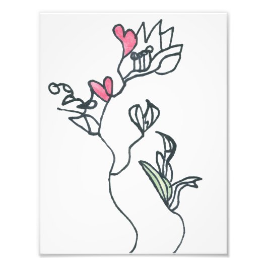 Lillies of my Heart Foto Afdruk (Voorkant)