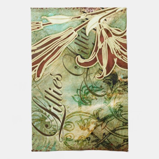 Lillies Theedoek (Verticaal)