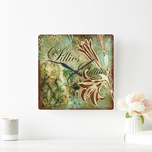 Lillies Vierkante Klok (Huis)