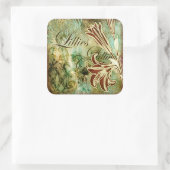 Lillies Vierkante Sticker (Tas)