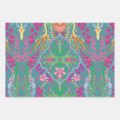 Lillith's tuin in de lente - Kobalt Inpakpapier Vel (Voorkant 2)