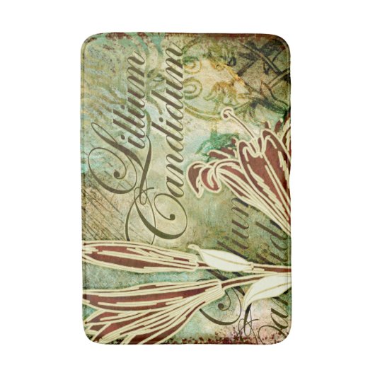 Lillium Candidum Badmat (Voorkant Verticaal)