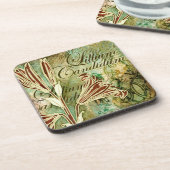 Lillium Candidum Bier Onderzetter (Linkerzijde)