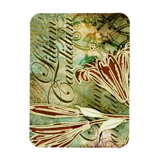 Lillium Candidum Magneet (Verticaal)