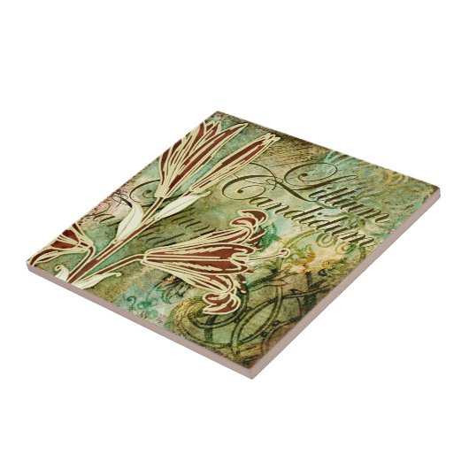 Lillium Candidum Tegeltje (Zijkant)