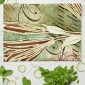 Lillium Candidum Theedoek (Gevouwen)