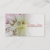 Lillium Flower Macro Visitekaartjes (Achterkant)