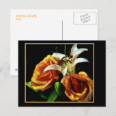 Lilly and rozen briefkaart (Voorkant / Achterkant)