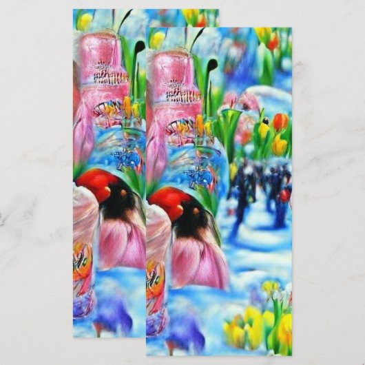 Lilly Bladwijzer Menu (Voorkant / Achterkant)