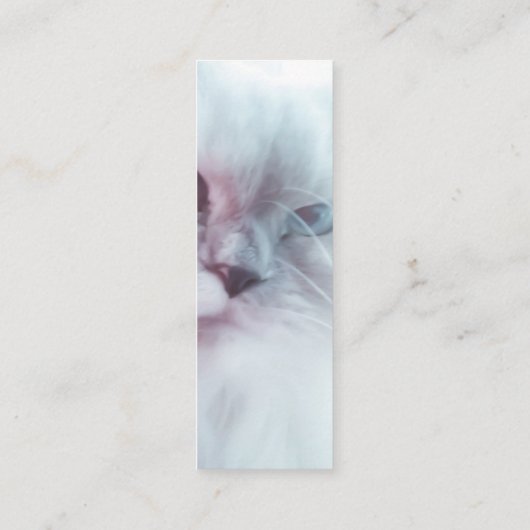 Lilly Bladwijzer Mini Visitekaartje (Achterkant)