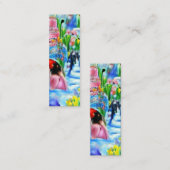 Lilly Bladwijzer Mini Visitekaartje (Voorkant / Achterkant)