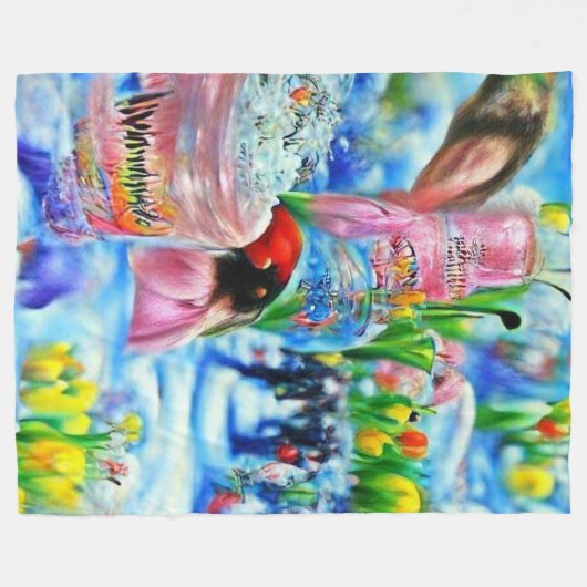 Lilly Fleece Deken (Voorkant (Horizontaal))