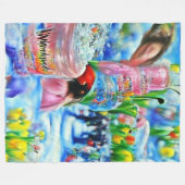 Lilly Fleece Deken (Voorkant (Horizontaal))