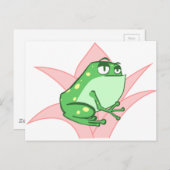 Lilly Frog Briefkaart (Voorkant / Achterkant)
