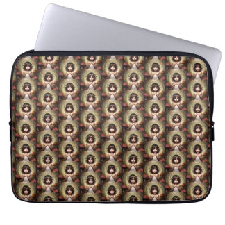 Lilly grillige paddenstoelenfee laptop sleeve