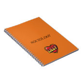 Lilly Hart Oranje Notitieboek (Rechterzijde)