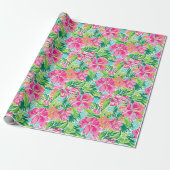 Lilly Hostess Wrapping Paper Cadeaupapier (Uitgerold)