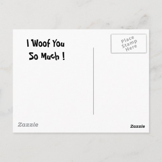 Lilly in a Box Briefkaart (Achterkant)