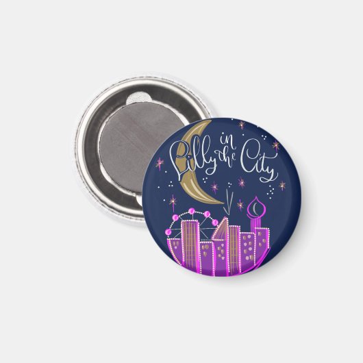 Lilly in de City Logo Magnet (Voorkant / Achterkant)