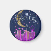 Lilly in de City Logo Magnet (Voorkant)