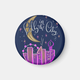 Lilly in de City Logo Magnet