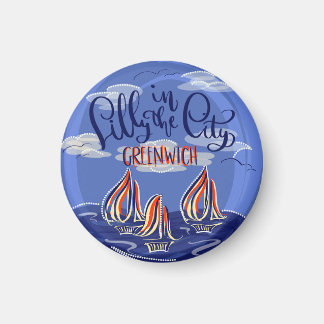 Lilly in de City Logo Magnet