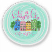 Lilly in de stad - Charleston Sticker (Voorkant)