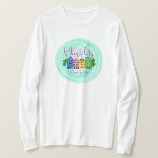 Lilly in de stad - Charleston T-shirt (Design voorkant)
