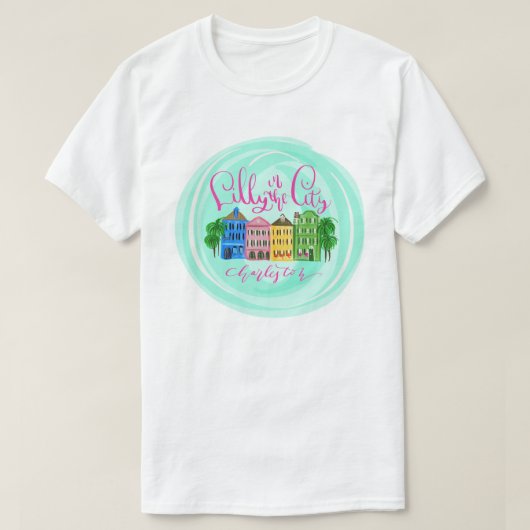 Lilly in de stad - Charleston T-shirt (Design voorkant)