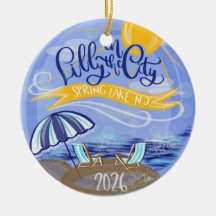 Lilly in de stad - Spring Lake, NJ - Ornament