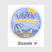 Lilly in de stad - Spring Lake, NJ - Sticker