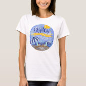 Lilly in de stad - Spring Lake, NJ - T-shirt (Voorkant)