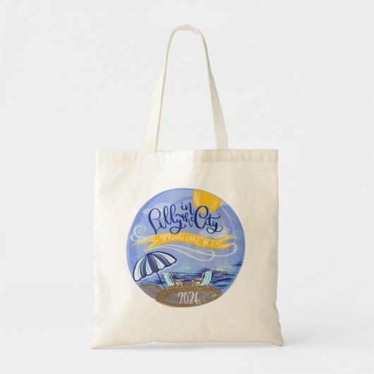 Lilly in de stad - Spring Lake, NJ - Tote Bag (Voorkant)