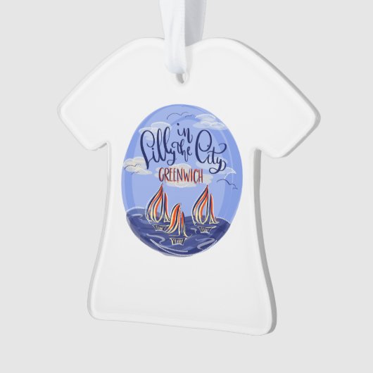 Lilly in het City Greenwich Ornament (voorkant)