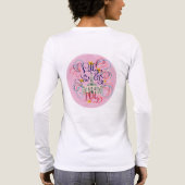 Lilly in the City - Bella & Canvas Lange Mouw Tri-Blend Shirt (Achterkant)
