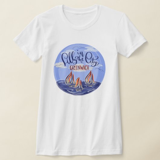 Lilly in the City Dames Fit T-Shirt (Laagn)