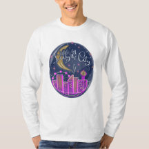 Lilly in the City Logo T-shirt met lange mouwen