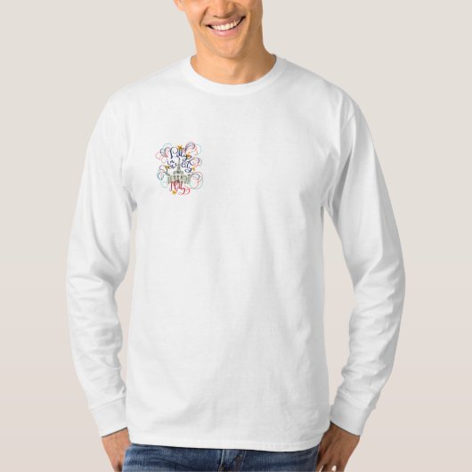 Lilly in the City T-shirt met lange mouwen (Voorkant)