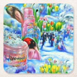 Lilly Kartonnen Onderzetters