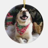 Lilly Keramisch Ornament (Voorkant)