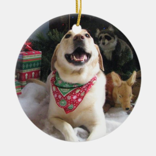 Lilly Keramisch Ornament (Voorkant)