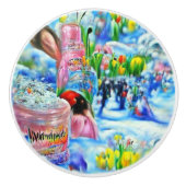 Lilly Keramische Knop (Voorkant)