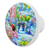 Lilly Keramische Knop (Rechts)