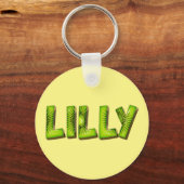 Lilly Name Kiwi Design Schlüsselanhänger Sleutelhanger (Voorkant)