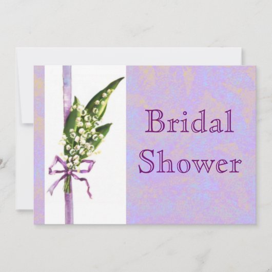 Lilly of the Valley BRIDAL SHOWER Kaart (Voorkant)