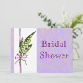 Lilly of the Valley BRIDAL SHOWER Kaart (Staand voorkant)
