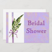 Lilly of the Valley BRIDAL SHOWER Kaart (Voorkant / Achterkant)