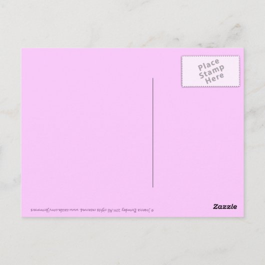 Lilly of the Valley Briefkaart (Achterkant)