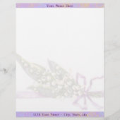 Lilly of the Valley letterhead Briefhoofd Ontwerp (Voorkant)