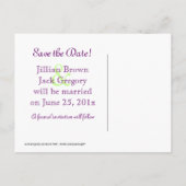 Lilly of the Valley SAVE THE DATE briefkaart (Achterkant)